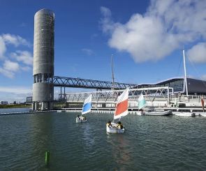 optimist ponton cité voile
