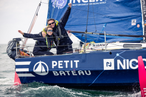 skippers bateau en mer