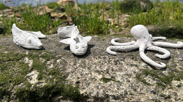 poissons en argile