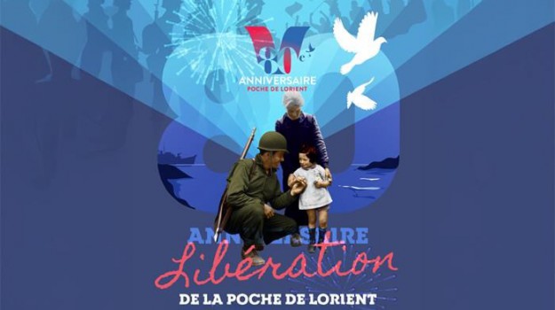 affiche 80 ans libération lorient