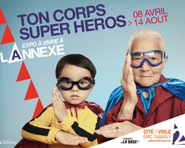 affiche exposition ton corps super héros