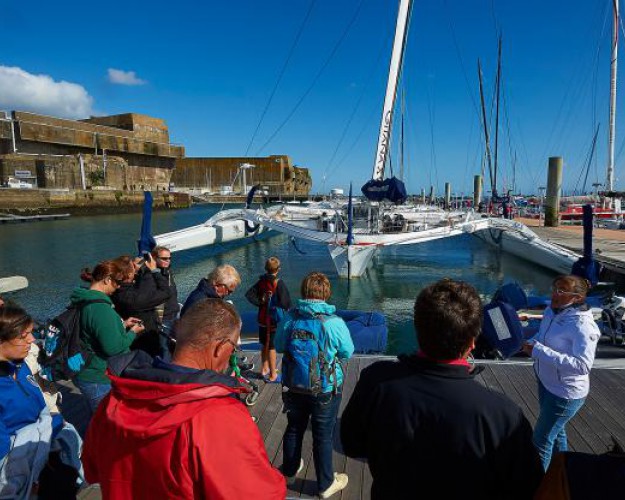 lorient visite guidee pontons pole course large